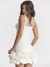 Sleeveless Mini Dress Backless Cupcake Hem Birthday Party Dresses